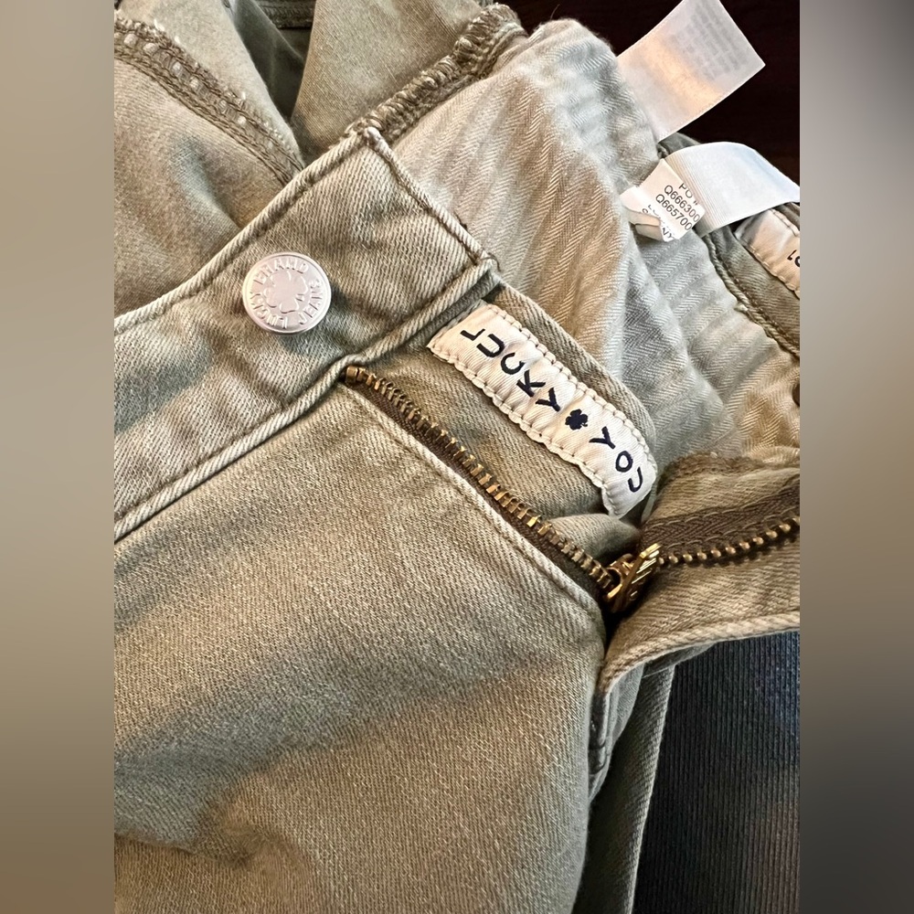 Lucky Brand Soft Green Denim Jeans